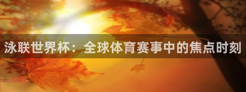 2026年世界杯直播平臺(tái):泳聯(lián)世界杯:全球體育賽事中的焦點(diǎn)時(shí)刻